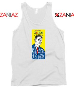 George Jones Art Country White Tank Top