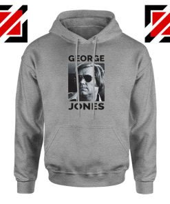 George Jones Country Singer Photo Sport Grey Hoodie