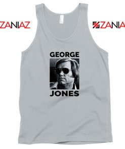 George Jones Gospel Music Photo Sport Grey Tank Top