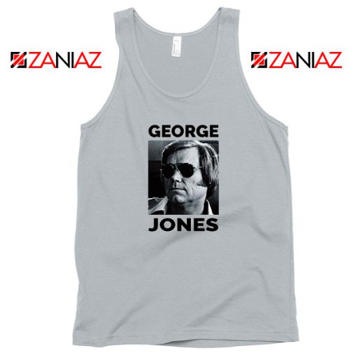 George Jones Gospel Music Photo Sport Grey Tank Top