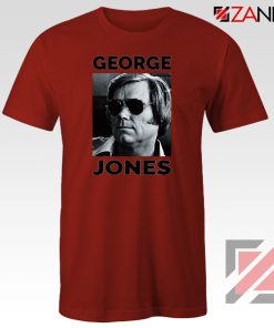 George Jones Photo Musician Red Tshirt