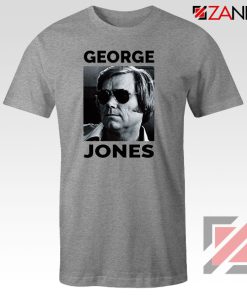 George Jones Photo Musician Sport Grey Tshirt