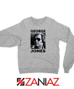 George Jones Singer Photo Sport Grey Sweatshirt