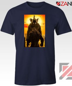 Godzilla vs Kong Monsters Navy Blue Tshirt