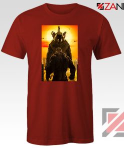 Godzilla vs Kong Monsters Red Tshirt