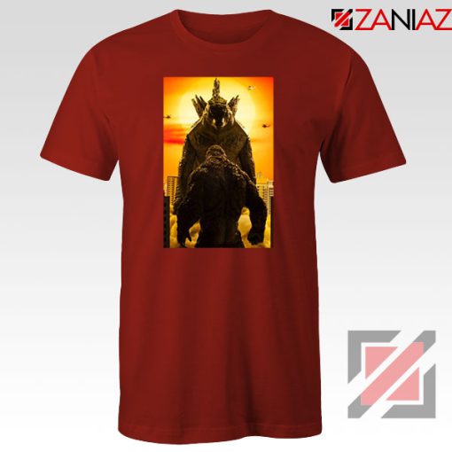 Godzilla vs Kong Monsters Red Tshirt