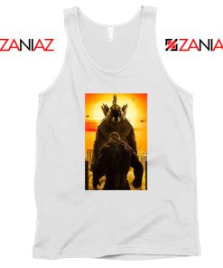 Godzilla vs Kong Monsters White Tank Top