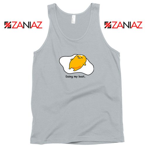 Gudetama Doing My Best Sport Grey Tank Top