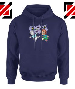 Hellraisers Pinhead and Chucky Navy Blue Hoodie