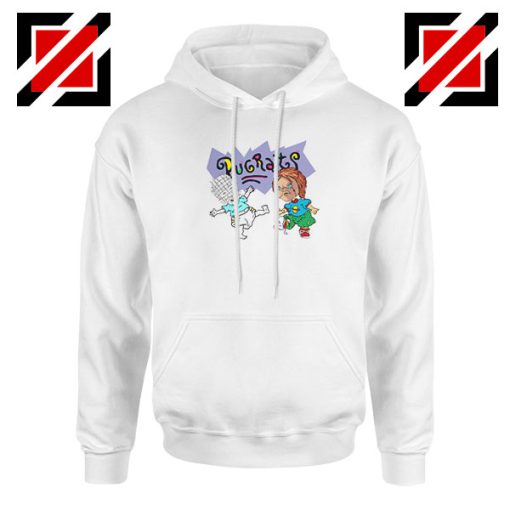 Hellraisers Pinhead and Chucky White Hoodie