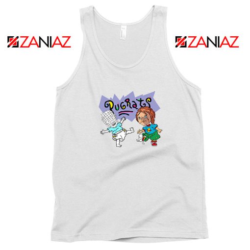 Hellraisers Pinhead and Chucky White Tank Top