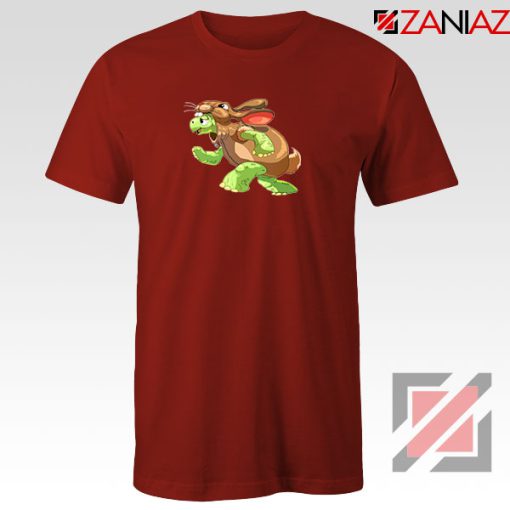 Slow and Steady Wins Graphic Red Tshirt