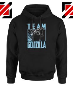 Team Godzilla Monster Film Black Hoodie