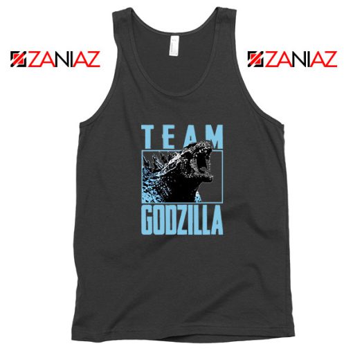 Team Godzilla Monster Film Black Tank Top