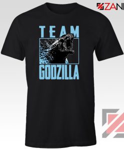 Team Godzilla Monster Film Black Tshirt