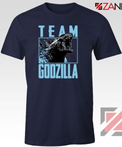 Team Godzilla Monster Film Navy Blue Tshirt