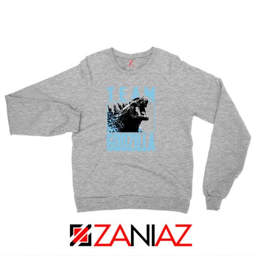 Team Godzilla Monster Film Sport Grey Sweatshirt