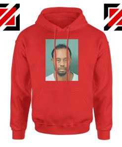 Tiger Woods Masters Shot Red Hoodie