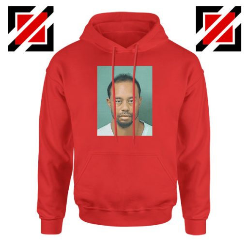 Tiger Woods Masters Shot Red Hoodie