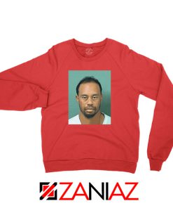 Tiger Woods Masters Shot Red Sweatshirt