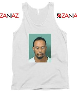 Tiger Woods Masters Shot White Tank Top