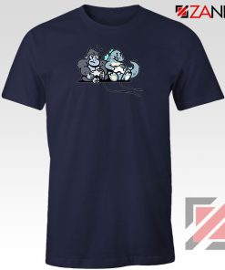 Videogame Kong and Godzilla Navy Blue Tshirt