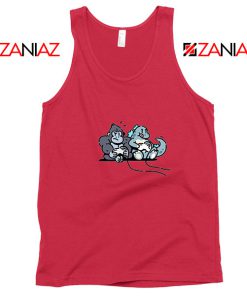 Videogame Kong and Godzilla Red Tank Top