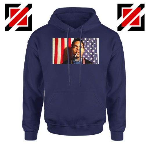 Acid Rap Mixtape American Flag Navy Blue Hoodie