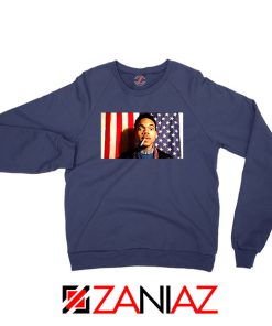 Acid Rap Mixtape American Flag Navy Blue Sweatshirt