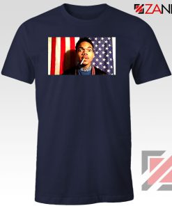 Acid Rap Mixtape American Flag Navy Blue Tshirt