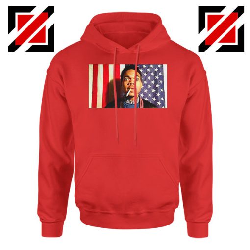 Acid Rap Mixtape American Flag Red Hoodie