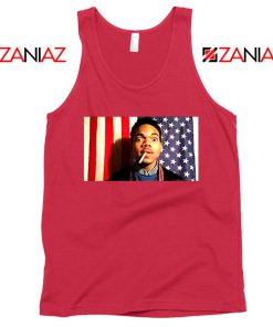 Acid Rap Mixtape American Flag Red Tank Top