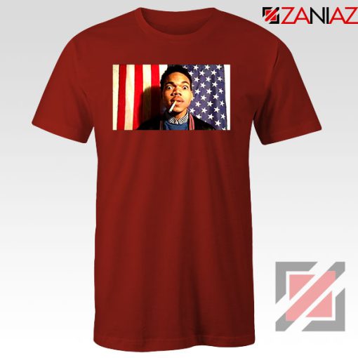 Acid Rap Mixtape American Flag Red Tshirt