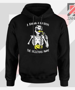 Banana The Skeletons Away Graphic Hoodie