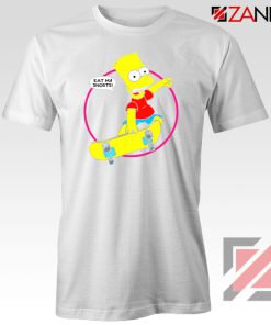 Bart Simpson Sitcom Eat My Shorts White Tshirt