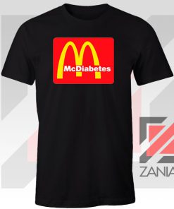 Buy Mcdiabetes Mcdonald Parody Graphic Tee