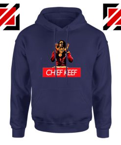 Chief Keef American Rapper Navy Blue Hoodie