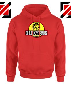 Chucky Jurassic Park Halloween Red Hoodie