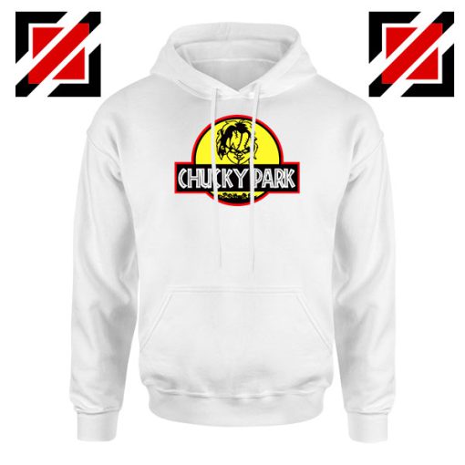 Chucky Jurassic Park Halloween White Hoodie