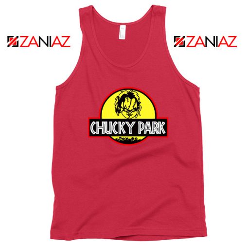 Chucky Jurassic World Halloween Red Tank Top