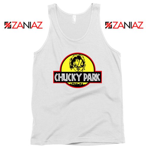 Chucky Jurassic World Halloween White Tank Top