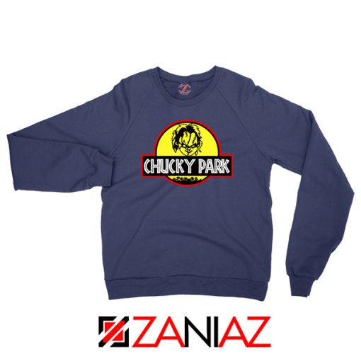 Chucky Park Halloween Navy Blue Sweatshirt