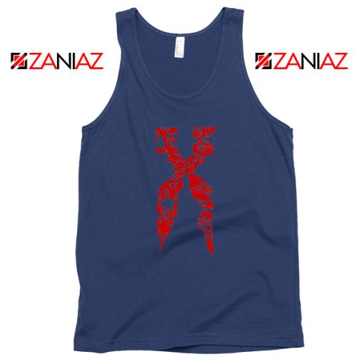 DMX Signature Design Music Navy Blue Tank Top