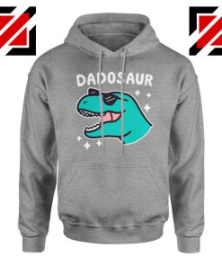 Dad Dinosaur Best Design Grey Hoodie