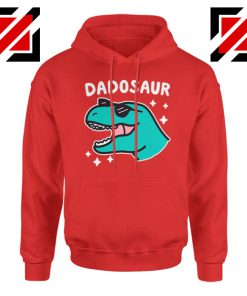 Dad Dinosaur Best Design Red Hoodie