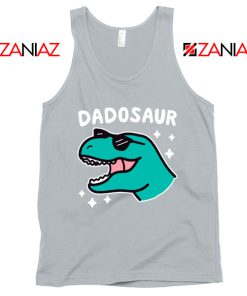 Dad Dinosaur Best Graphic Grey Tank Top