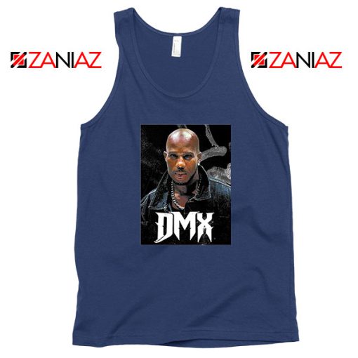 Dark Man X Gangsta Rap Music Navy Blue Tank Top