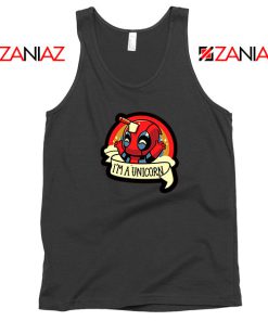 Deadpool Film Unicorn Black Tank Top