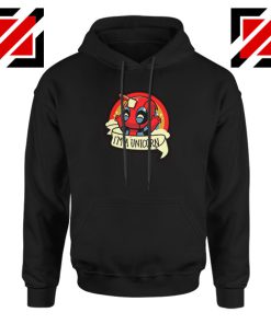 Deadpool Unicorn Mutant Black Hoodie