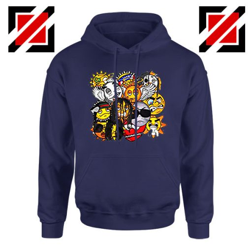 Glo Gang Music Chief Keef Navy Blue Hoodie